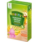 Каша безмолочная, Heinz (Хайнц) 200 г пшенично-овсяная с фруктами с 6 мес